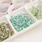 Horseeye Diamond 3*6mm Zircon beads Gold Base silver Base Black base 100PCS - Image 4