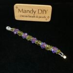 Kit 346 | DIY Bracelet Kit with 5A Zircon Beads | All-Inclusive Beginner Jewelry Making Gift for Women | Video Guide Included