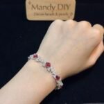 Kit 172 (Tutorial Ready) | DIY Bracelet Kit with 5A Zircon Beads | All-Inclusive Beginner Jewelry Making Gift for Women | Video Guide Included - Image 3