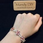 Kit 108 (Tutorial Ready) | DIY Bracelet Kit with 5A Zircon Beads | All-Inclusive Beginner Jewelry Making Gift for Women | Video Guide Included - Image 2