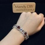 Kit 122 | DIY Bracelet Kit with 5A Zircon Beads | All-Inclusive Beginner Jewelry Making Gift for Women | Video Guide Included - Image 2