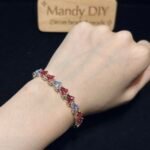 Kit 405 | DIY Bracelet Kit with 5A Zircon Beads | All-Inclusive Beginner Jewelry Making Gift for Women | Video Guide Included - Image 3