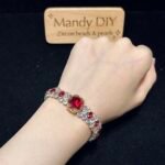 Kit 100 (Tutorial Ready) | DIY Bracelet Kit with 5A Zircon Beads | All-Inclusive Beginner Jewelry Making Gift for Women | Video Guide Included - Image 2