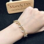 Kit 61 (Tutorial Ready) | DIY Bracelet Kit with 5A Zircon Beads | All-Inclusive Beginner Jewelry Making Gift for Women | Video Guide Included - Image 3