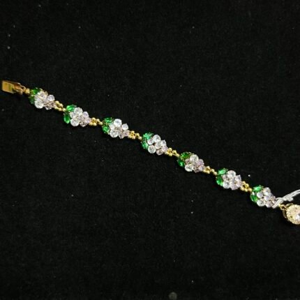 Kit 94 | DIY Bracelet Kit with 5A Zircon Beads | All-Inclusive Beginner Jewelry Making Gift for Women | Video Guide Included