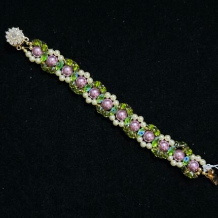 Kit 153 | DIY Bracelet Kit with 5A Zircon Beads | All-Inclusive Beginner Jewelry Making Gift for Women | Video Guide Included