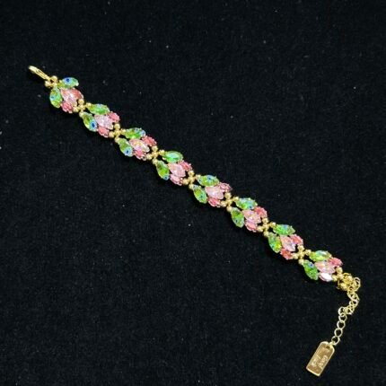 Kit 165 (Tutorial Ready) | DIY Bracelet Kit with 5A Zircon Beads | All-Inclusive Beginner Jewelry Making Gift for Women | Video Guide Included