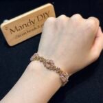 Kit 106 | DIY Bracelet Kit with 5A Zircon Beads | All-Inclusive Beginner Jewelry Making Gift for Women | Video Guide Included - Image 2