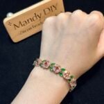 Kit 15 | DIY Bracelet Kit with 5A Zircon Beads | All-Inclusive Beginner Jewelry Making Gift for Women | Video Guide Included - Image 3