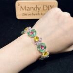 Kit 230 | DIY Bracelet Kit with 5A Zircon Beads | All-Inclusive Beginner Jewelry Making Gift for Women | Video Guide Included - Image 3