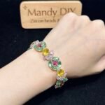 Kit 230 | DIY Bracelet Kit with 5A Zircon Beads | All-Inclusive Beginner Jewelry Making Gift for Women | Video Guide Included - Image 2