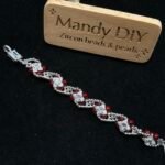 Kit 128 | DIY Bracelet Kit with 5A Zircon Beads | All-Inclusive Beginner Jewelry Making Gift for Women | Video Guide Included