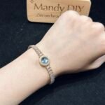 Kit 34 | DIY Bracelet Kit with 5A Zircon Beads | All-Inclusive Beginner Jewelry Making Gift for Women | Video Guide Included - Image 3