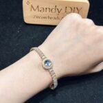 Kit 34 | DIY Bracelet Kit with 5A Zircon Beads | All-Inclusive Beginner Jewelry Making Gift for Women | Video Guide Included - Image 4