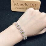 Kit 51 | DIY Bracelet Kit with 5A Zircon Beads | All-Inclusive Beginner Jewelry Making Gift for Women | Video Guide Included - Image 4