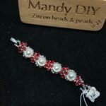 Kit 116 (Tutorial Ready) | DIY Bracelet Kit with 5A Zircon Beads | All-Inclusive Beginner Jewelry Making Gift for Women | Video Guide Included