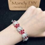 Kit 116 (Tutorial Ready) | DIY Bracelet Kit with 5A Zircon Beads | All-Inclusive Beginner Jewelry Making Gift for Women | Video Guide Included - Image 2