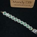 Kit 72 | DIY Bracelet Kit with 5A Zircon Beads | All-Inclusive Beginner Jewelry Making Gift for Women | Video Guide Included