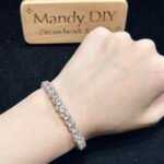 Kit 215 (Tutorial Ready) | DIY Bracelet Kit with 5A Zircon Beads | All-Inclusive Beginner Jewelry Making Gift for Women | Video Guide Included - Image 2