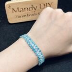 Kit 143B | DIY Bracelet Kit with 5A Zircon Beads | All-Inclusive Beginner Jewelry Making Gift for Women | Video Guide Included - Image 2