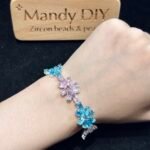 Kit 247 | DIY Bracelet Kit with 5A Zircon Beads | All-Inclusive Beginner Jewelry Making Gift for Women | Video Guide Included - Image 2