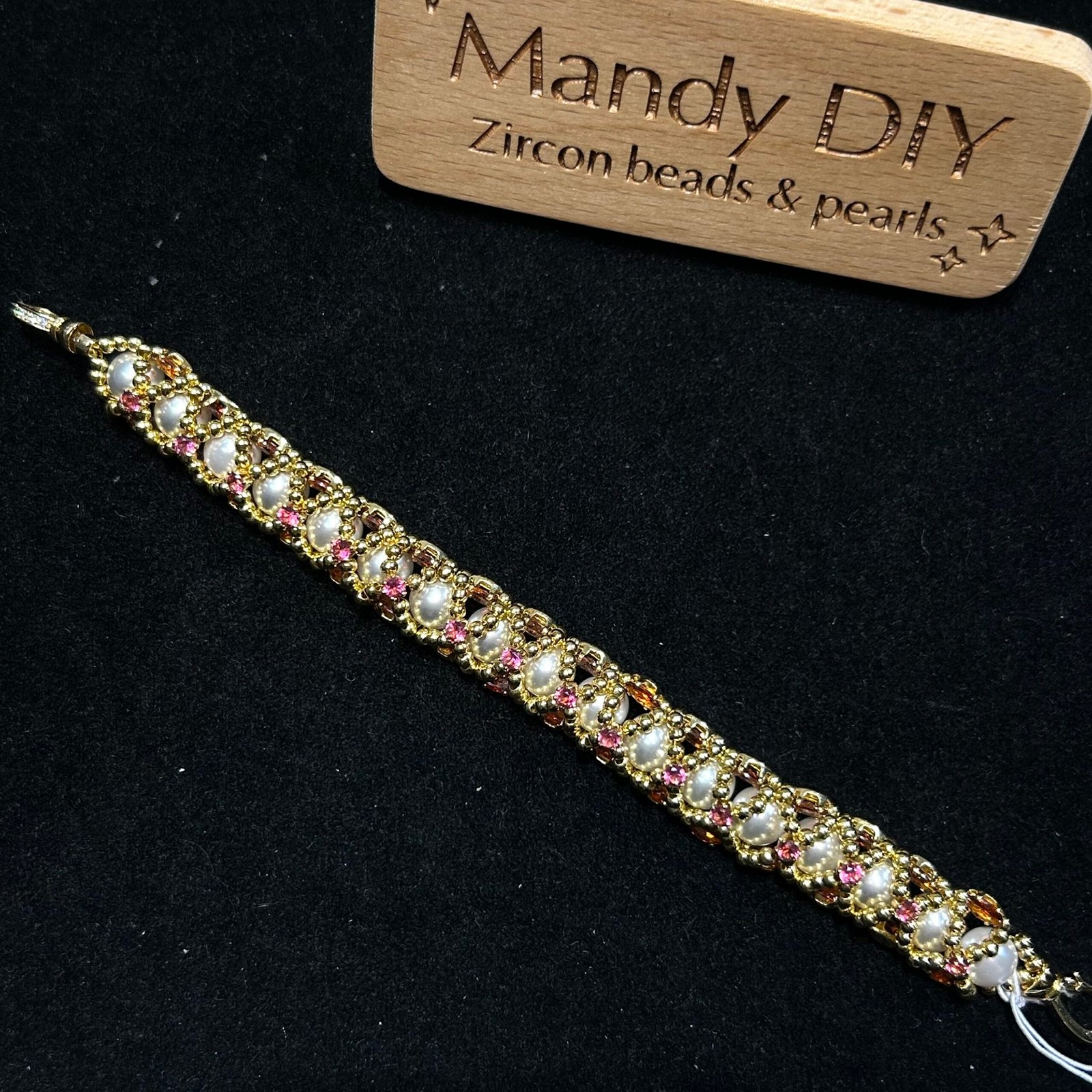 065-1 Kit 24 (Tutorial Ready) | DIY Bracelet Kit with 5A Zircon Beads | All-Inclusive Beginner Jewelry Making Gift for Women | Video Guide Included - Image 1