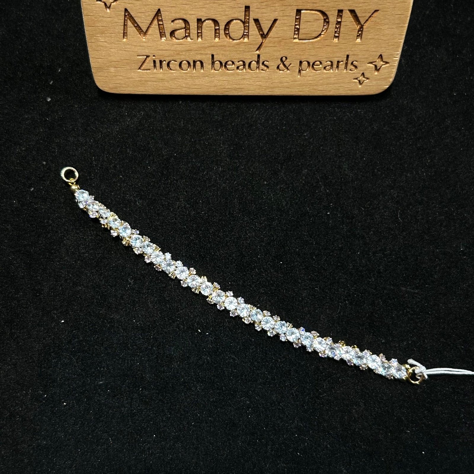 067-2 Kit 211 | DIY Bracelet Kit with 5A Zircon Beads | All-Inclusive Beginner Jewelry Making Gift for Women | Video Guide Included - Image 1