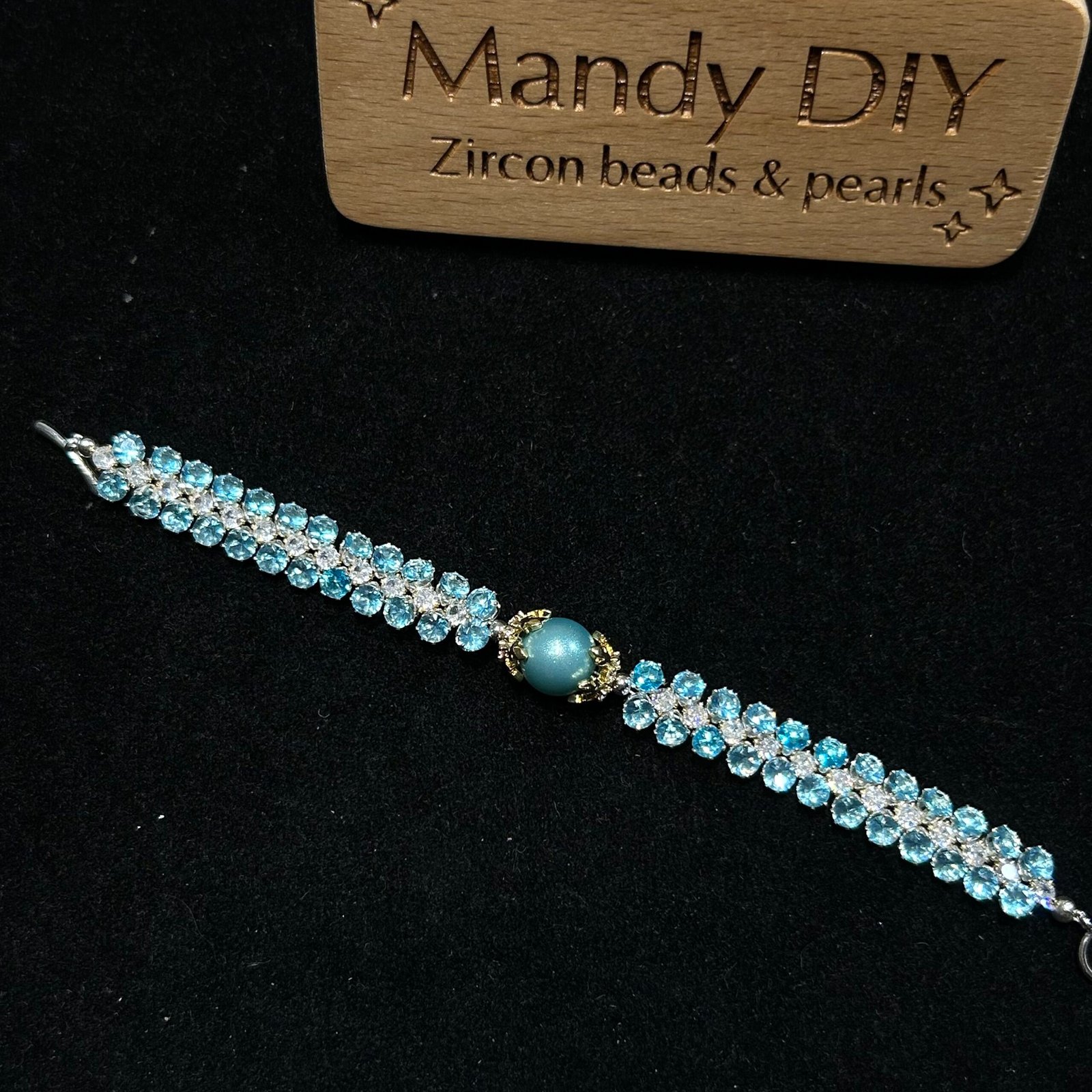 071-2 Kit 168 (Tutorial Ready) | DIY Bracelet Kit with 5A Zircon Beads | All-Inclusive Beginner Jewelry Making Gift for Women | Video Guide Included - Image 1