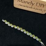 Kit 56 | DIY Bracelet Kit with 5A Zircon Beads | All-Inclusive Beginner Jewelry Making Gift for Women | Video Guide Included