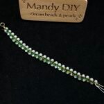 Kit 44 | DIY Bracelet Kit with 5A Zircon Beads | All-Inclusive Beginner Jewelry Making Gift for Women | Video Guide Included