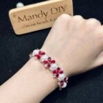 Kit 9 | DIY Bracelet Kit with 5A Zircon Beads | All-Inclusive Beginner Jewelry Making Gift for Women | Video Guide Included - Image 2