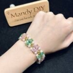 Kit 140 (Tutorial Ready) | DIY Bracelet Kit with 5A Zircon Beads | All-Inclusive Beginner Jewelry Making Gift for Women | Video Guide Included - Image 2