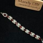 Kit 164B | DIY Bracelet Kit with 5A Zircon Beads | All-Inclusive Beginner Jewelry Making Gift for Women | Video Guide Included