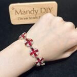 Kit 403 | DIY Bracelet Kit with 5A Zircon Beads | All-Inclusive Beginner Jewelry Making Gift for Women | Video Guide Included - Image 2