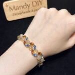 Kit 5 | DIY Bracelet Kit with 5A Zircon Beads | All-Inclusive Beginner Jewelry Making Gift for Women | Video Guide Included - Image 2