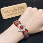 Kit 408 | DIY Bracelet Kit with 5A Zircon Beads | All-Inclusive Beginner Jewelry Making Gift for Women | Video Guide Included - Image 3