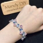 Kit 36 (Tutorial Ready) | DIY Bracelet Kit with 5A Zircon Beads | All-Inclusive Beginner Jewelry Making Gift for Women | Video Guide Included - Image 3