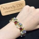 Kit 85 (Tutorial Ready) | DIY Bracelet Kit with 5A Zircon Beads | All-Inclusive Beginner Jewelry Making Gift for Women | Video Guide Included - Image 2