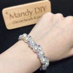 Kit 113 | DIY Bracelet Kit with 5A Zircon Beads | All-Inclusive Beginner Jewelry Making Gift for Women | Video Guide Included - Image 2