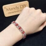 Kit 318 (Tutorial Ready) | DIY Bracelet Kit with 5A Zircon Beads | All-Inclusive Beginner Jewelry Making Gift for Women | Video Guide Included - Image 2