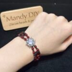 Kit 209 | DIY Bracelet Kit with 5A Zircon Beads | All-Inclusive Beginner Jewelry Making Gift for Women | Video Guide Included - Image 2