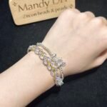 Kit 155 | DIY Bracelet Kit with 5A Zircon Beads | All-Inclusive Beginner Jewelry Making Gift for Women | Video Guide Included - Image 2