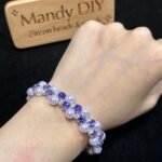 Kit 361 | DIY Bracelet Kit with 5A Zircon Beads | All-Inclusive Beginner Jewelry Making Gift for Women | Video Guide Included - Image 2