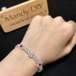 Kit 365 (Tutorial Ready) | DIY Bracelet Kit with 5A Zircon Beads | All-Inclusive Beginner Jewelry Making Gift for Women | Video Guide Included - Image 2