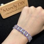 Kit 367 (Tutorial Ready) | DIY Bracelet Kit with 5A Zircon Beads | All-Inclusive Beginner Jewelry Making Gift for Women | Video Guide Included - Image 2