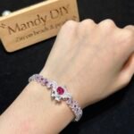 Kit 328 (Tutorial Ready) | DIY Bracelet Kit with 5A Zircon Beads | All-Inclusive Beginner Jewelry Making Gift for Women | Video Guide Included - Image 2