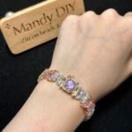 Kit 348 | DIY Bracelet Kit with 5A Zircon Beads | All-Inclusive Beginner Jewelry Making Gift for Women | Video Guide Included - Image 2