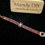 Kit 91 | DIY Bracelet Kit with 5A Zircon Beads | All-Inclusive Beginner Jewelry Making Gift for Women | Video Guide Included