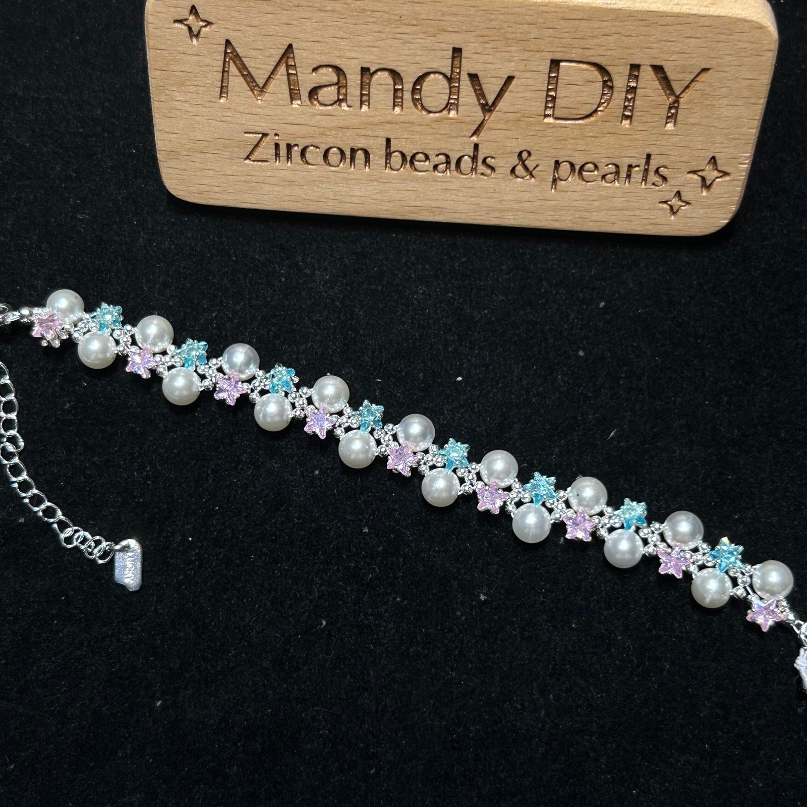 155-2 Kit 223 | DIY Bracelet Kit with 5A Zircon Beads | All-Inclusive Beginner Jewelry Making Gift for Women | Video Guide Included - Image 1