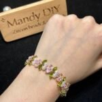 Kit 309 (Tutorial Ready) | DIY Bracelet Kit with 5A Zircon Beads | All-Inclusive Beginner Jewelry Making Gift for Women | Video Guide Included - Image 2